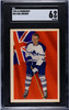 1963-64 Parkhurst Carl Brewer #68 Toronto Maple Leafs SGC 6 front of card