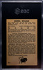 1963-64 Parkhurst Billy Harris #71 Toronto Maple Leafs SGC 7 back of card