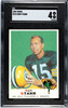 1969 Topps Bart Starr #215 Green Bay Packers HOF SGC 4 front of card