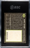 1969 Topps Bart Starr #215 Green Bay Packers HOF SGC 4 back of card