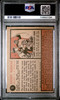1962 Topps Sandy Koufax #5 Los Angeles Dodgers HOF PSA 3 back of card