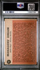 1962 Topps Mickey Mantle and Willie Mays #18 Multiple HOF PSA 2 back of card