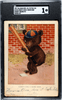 1907 Ullman MFG. Co. PC789-C18 Heres For A Home Run #1924 Sporty Bears PC Series 83 SGC 1 456 front of card