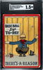 1910 PC798-D170 Man Peeking Through Fence There's-A-Reason PC Series 26 SGC 1.5 front of card