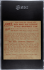 1955 Redman Tobacco Larry Doby #AL-18 Cleveland Indians HOF SGC Authentic back of card