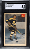 1954-55 Parkhurst Hal Laycoe #52 Boston Bruins SGC 6 front of card