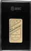 1911 T206 Rube Oldring Piedmont 350-460 Batting Factory No. 25 Philadelphia Amer. SGC Authentic back of card