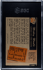 1955 Bowman Mickey Mantle #202 New York Yankees HOF SGC 3 back of card