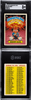 1985 Garbage Pail Kids Adam Bomb #8A Series 1 Checklist SGC 3 front and back of card