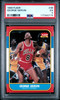 1986 Fleer George Gervin #36 Chicago Bulls HOF PSA 5 front of card
