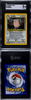 1999 Pokemon Jungle Clefable #1 SGC 7 front and back of card 1999 Pokemon Jungle Clefable #1 SGC 7 front and back of card