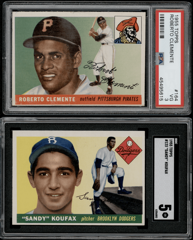 ​Results from our Third 1955 Topps Baseball Complete Set Break