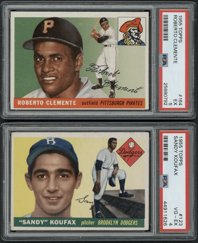 ​Results from our Fourth 1955 Topps Baseball Complete Set Break