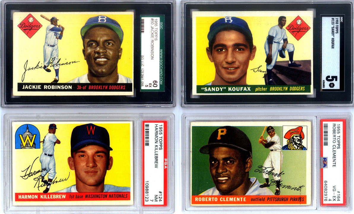 Randomizer Run 1955 Topps Double RC Set Break