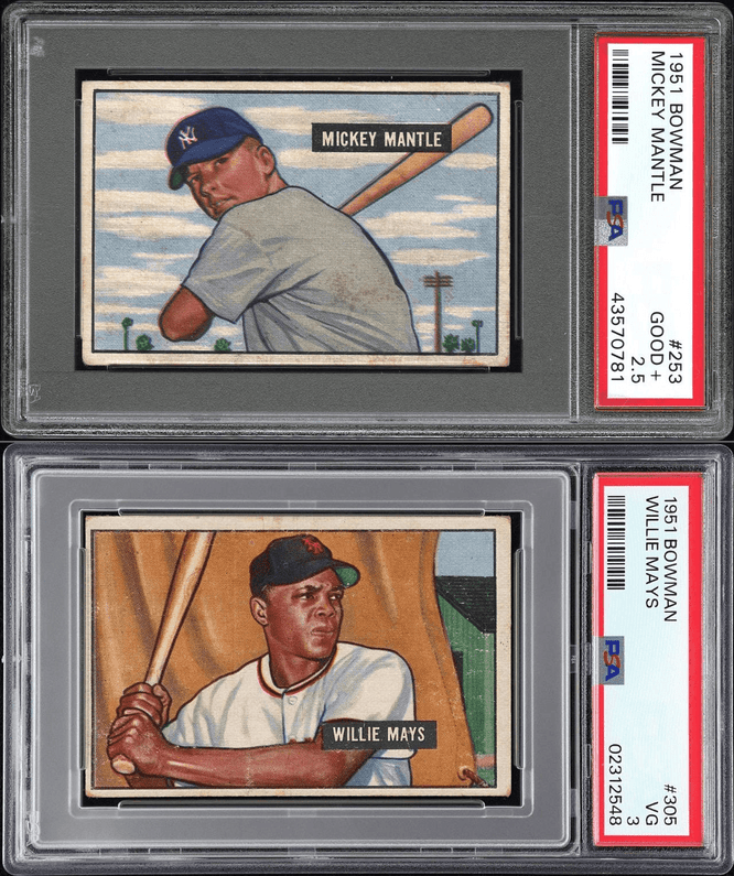 Results from our First Ever 1951 Bowman Complete Set Randomized Break