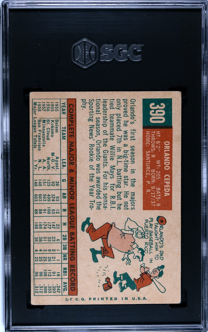 SGC 3.5 1959 Topps San Francisco Giants