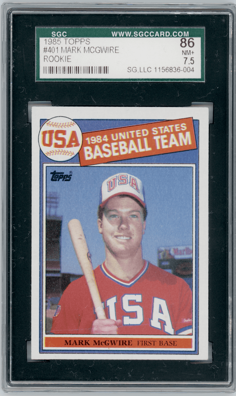 Mark Mcgwire Graded PSA 9 1987 Fleer Update original Issue -  in 2023