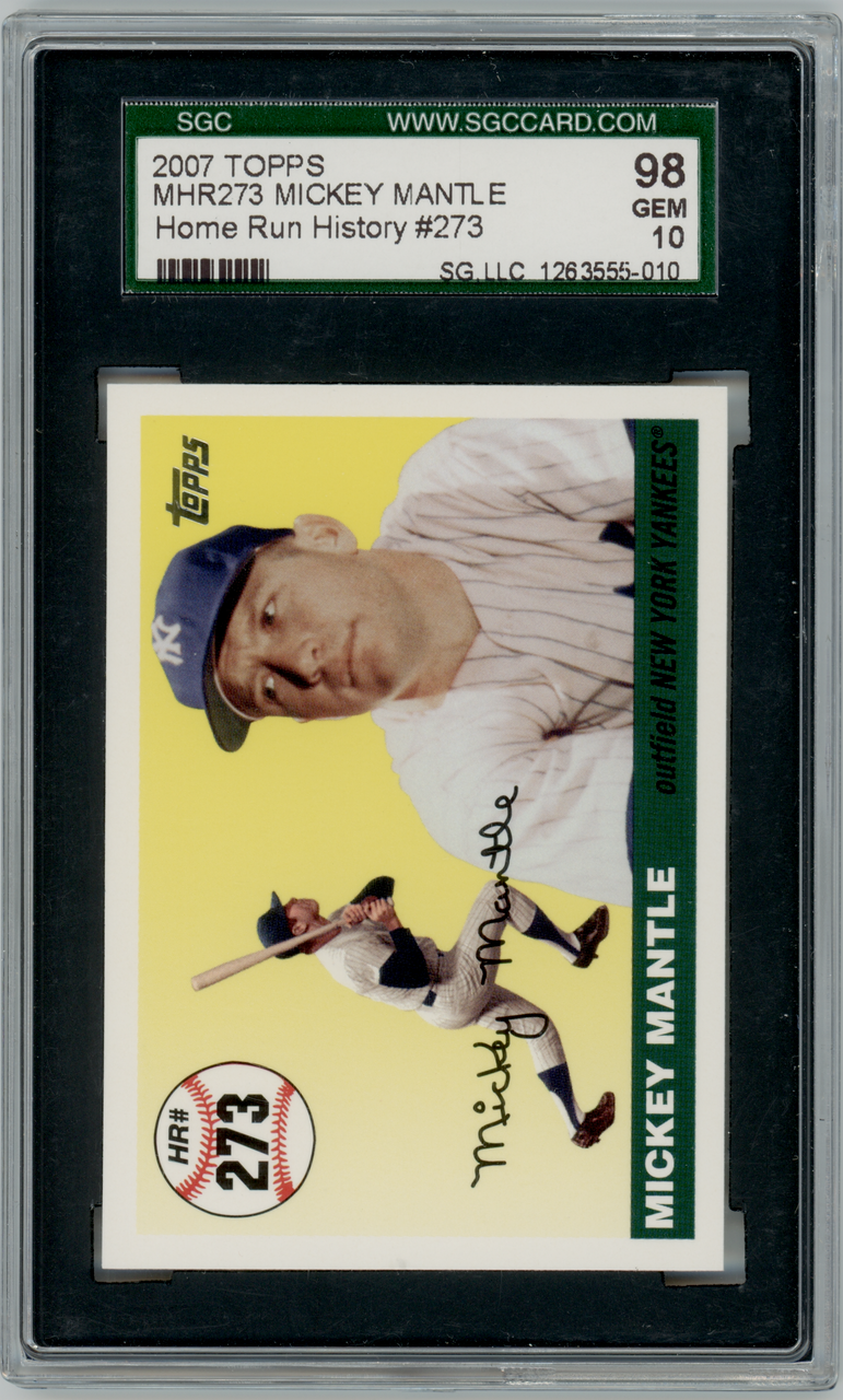 2007 Topps #7 Mickey Mantle Baseball Card