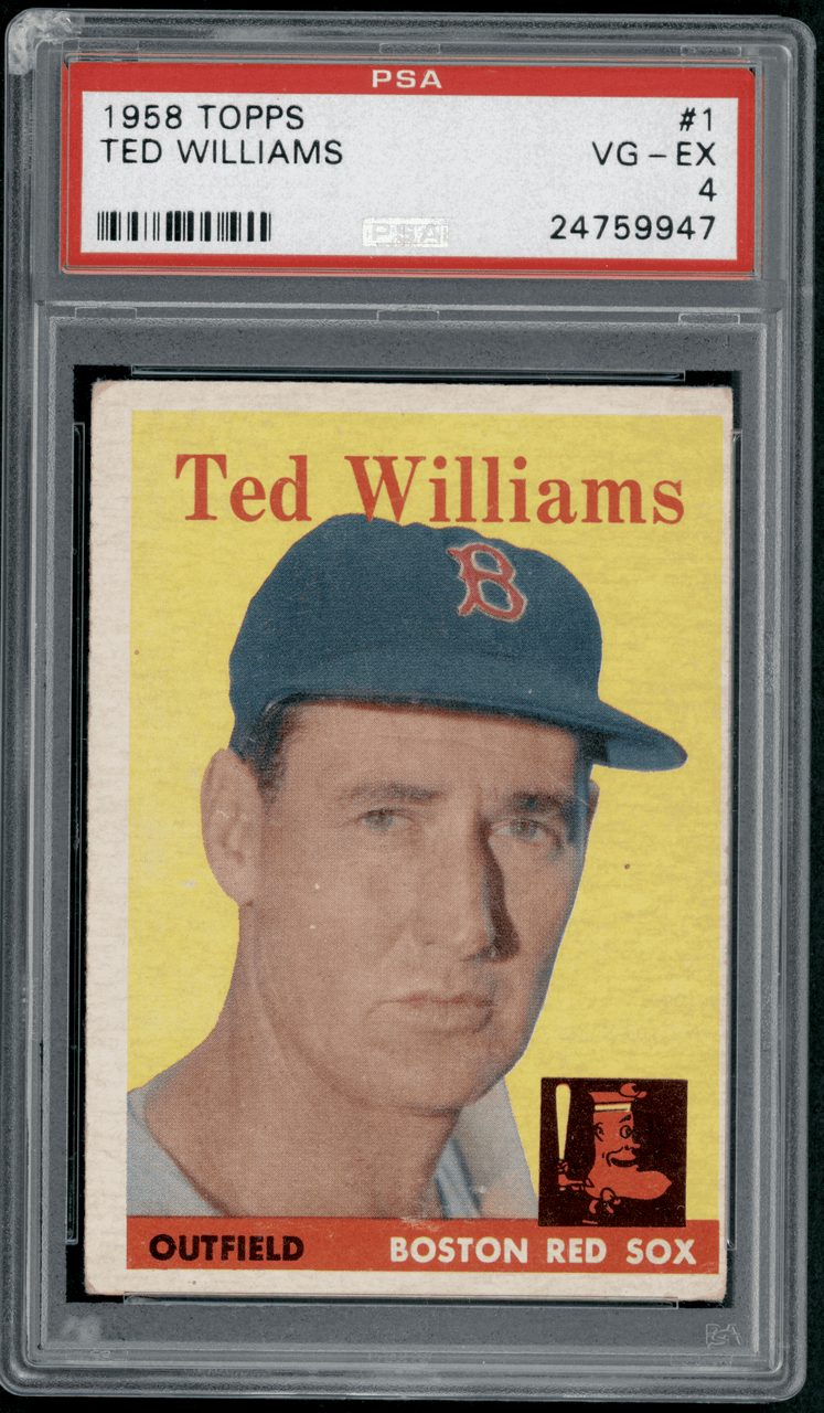 Ted Williams Autographed 1955 Topps Card #2 Boston Red Sox PSA/DNA