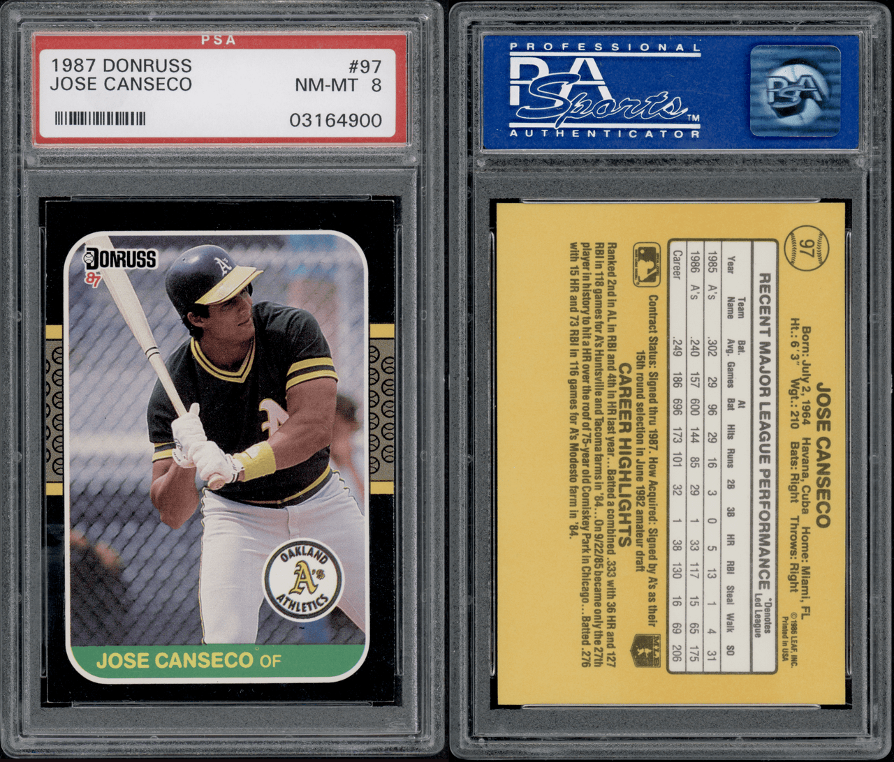 Barry Bonds 1986 Donruss Baseball Rookie Card PSA 10