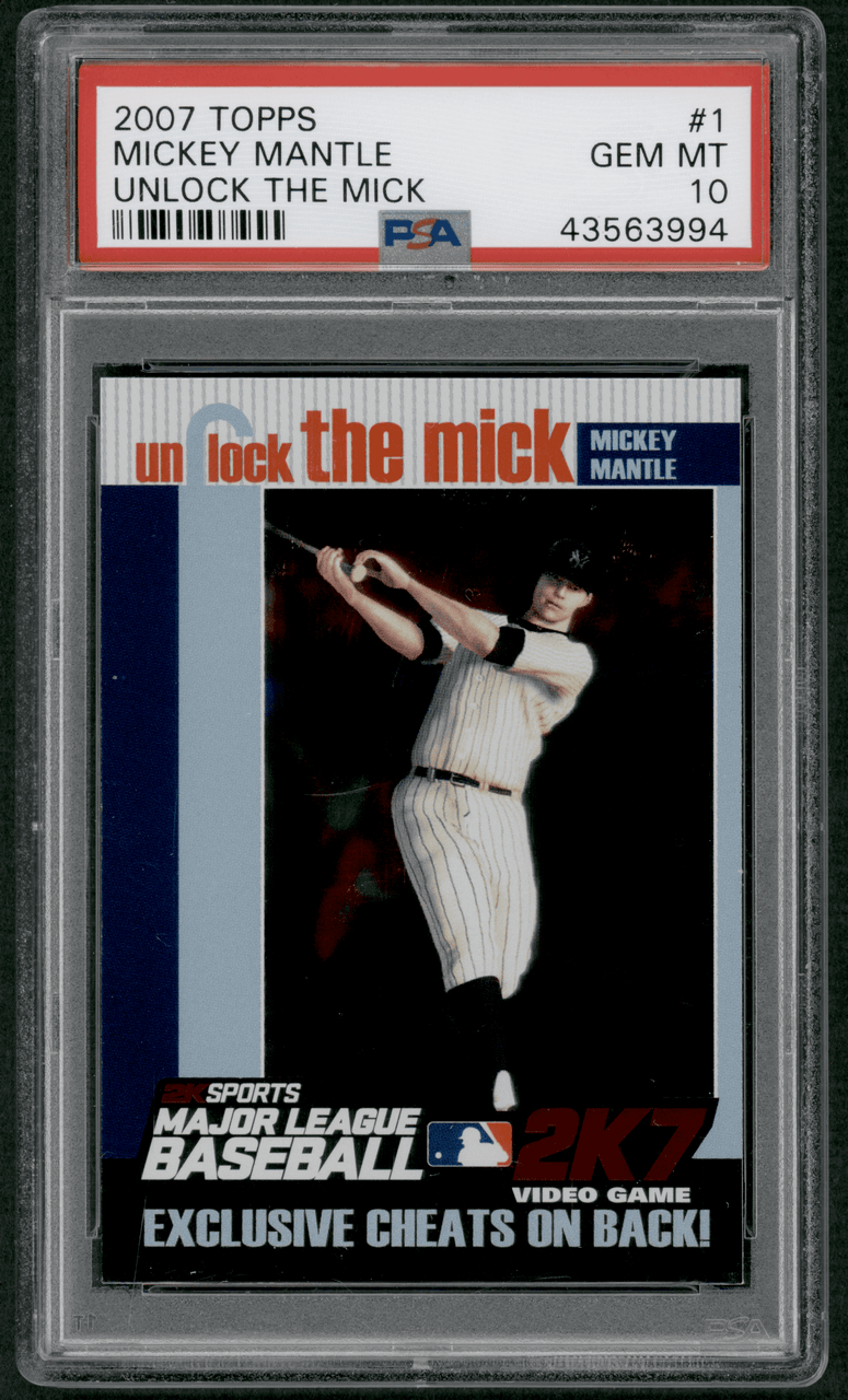 Mickey Mantle 2007 TOPPS #7 NEW YORK YANKEES!