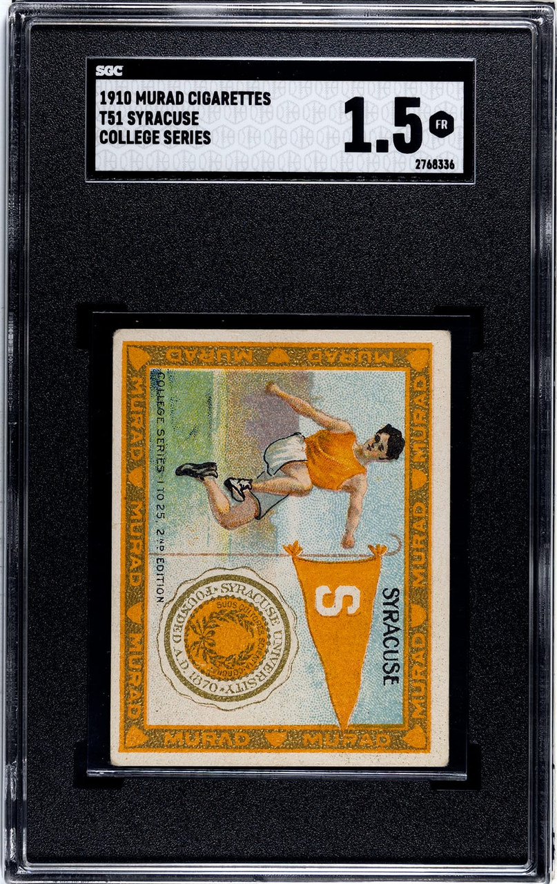 SGC 1.5 1910 T51 Murad Cigarettes Syracuse College