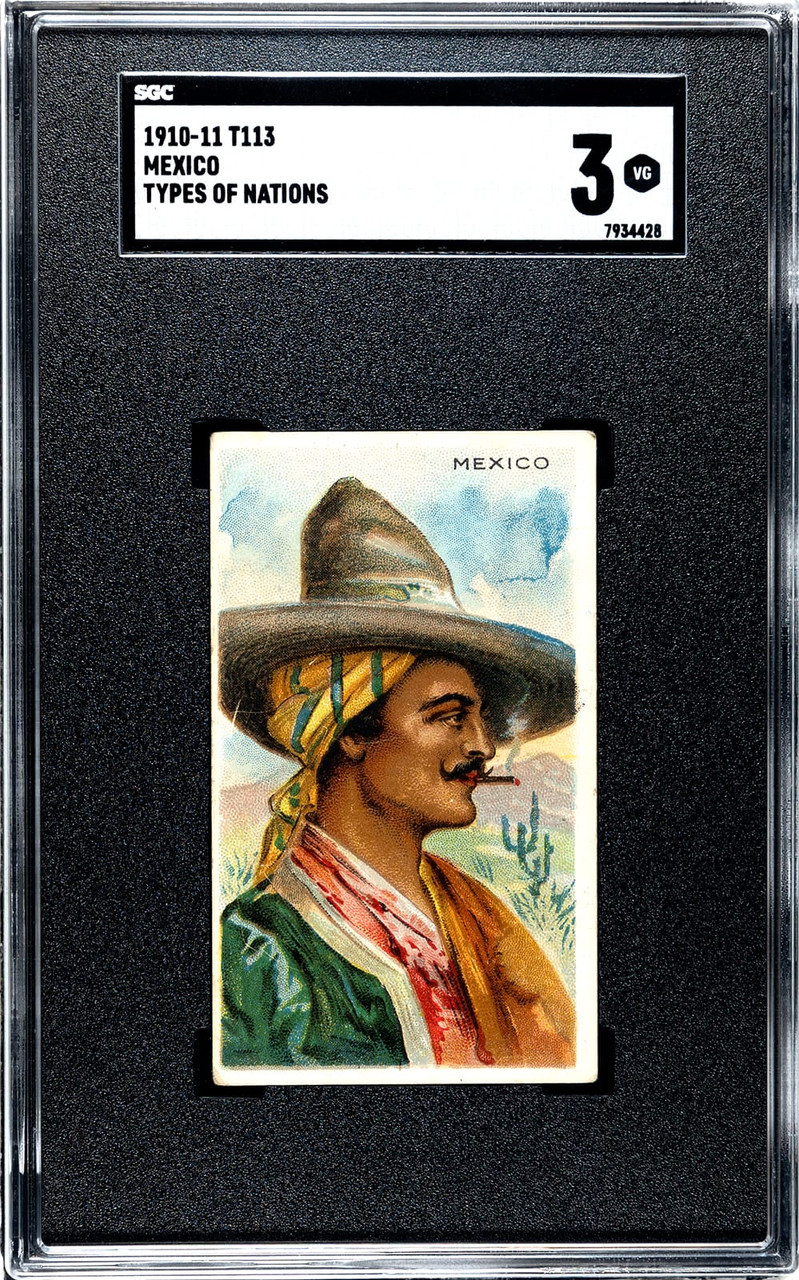 SGC 3 1910 T113 Types of All Nations Mexico