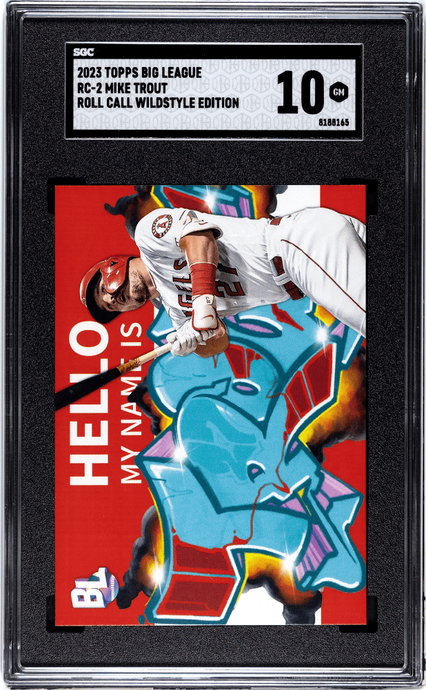 SGC 10 2023 Topps Big League Mike Trout
