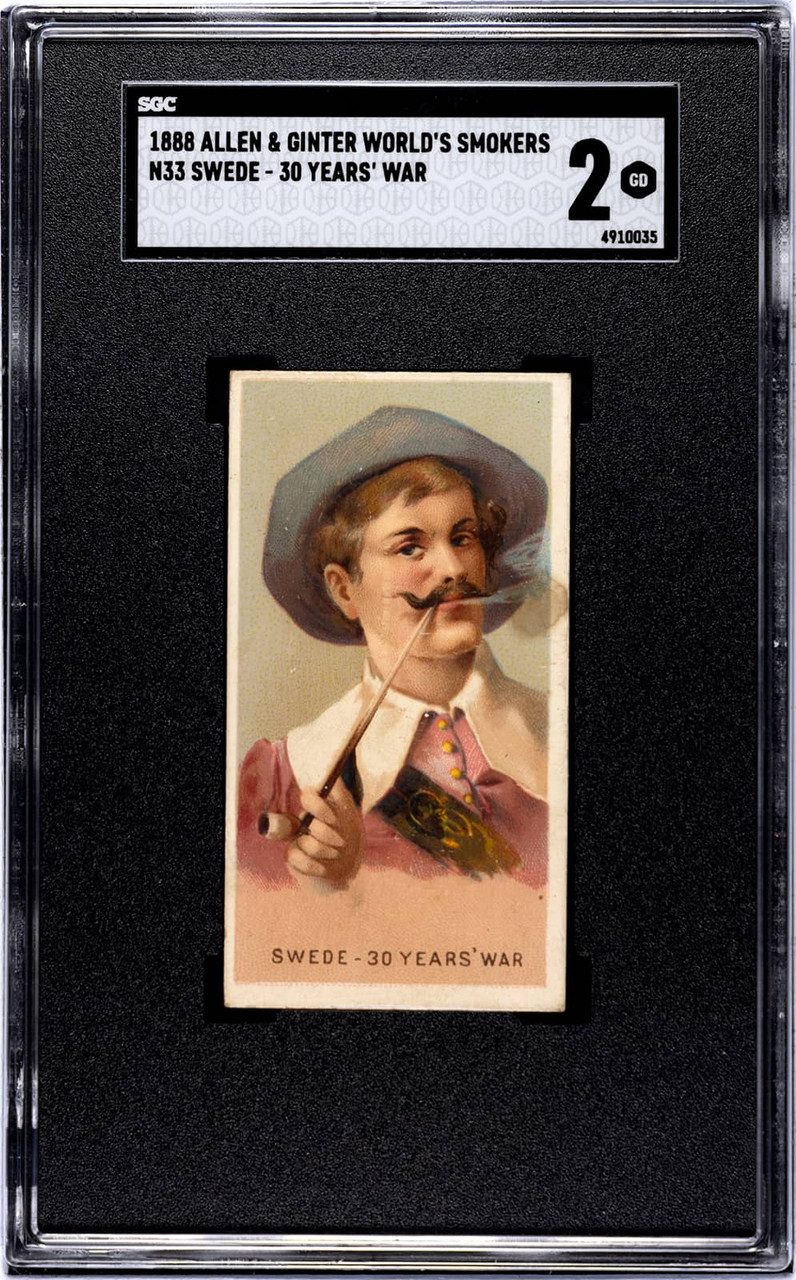 SGC 2 1888 Allen & Ginter Swede 30 Years War