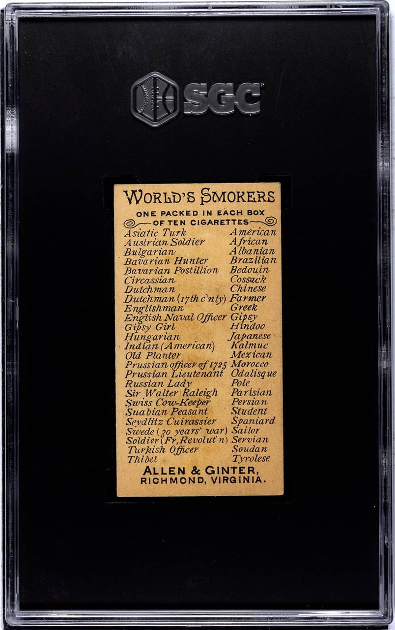 SGC 2 1888 Allen & Ginter Swede 30 Years War