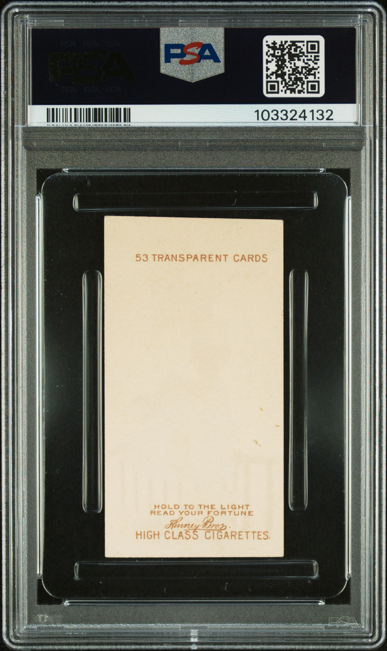 PSA Authentic 1888 Kinney Bros. Jack of Clubs N233 Transparent