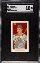 SGC 10 2021 Topps 206 Jackie Robinson Wave 6 Brooklyn Dodgers HOF
