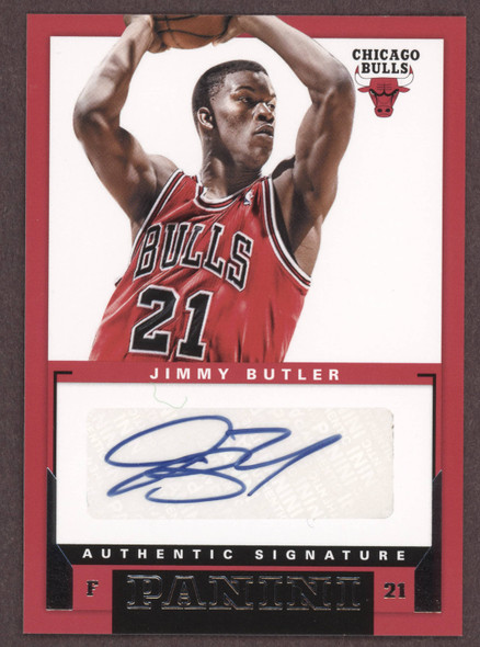 This 2012-13 Panini Jimmy Butler card is in EX-NM condition.