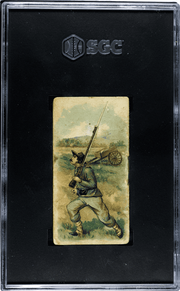 1889 Duke's Cigarettes General W.J. Hardee N78 History Of Generals SGC 1 back of card