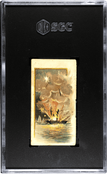 1889 Duke's Cigarettes David Farragut N78 History Of Generals SGC 1.5 back of card