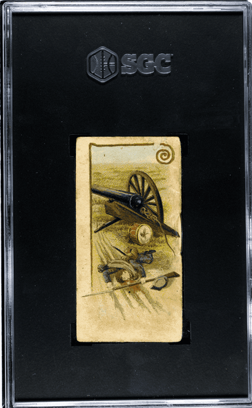 1889 Duke's Cigarettes General J.B. Gordon N78 History Of Generals SGC 1.5 back of card