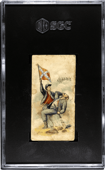 1889 Duke's Cigarettes General Leonidas Polk N78 History Of Generals SGC 2 back of card