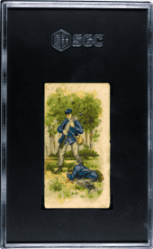 1889 Duke's Cigarettes General H.W. Halleck N78 History Of Generals SGC 2 back of card