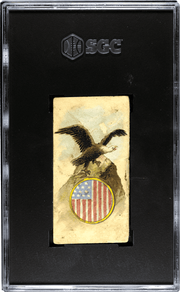 1889 Duke's Cigarettes General D.C. Buell N78 History Of Generals SGC 2 back of card