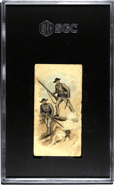 1889 Duke's Cigarettes General Sterling Price N78 History Of Generals SGC 2 back of card