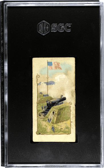 1889 Duke's Cigarettes General Gilmore N78 History Of Generals SGC 3 back of card