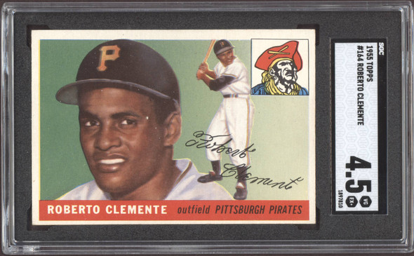 SGC 4.5 1955 Topps #164 Roberto Clemente HOF RC