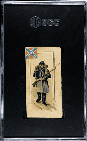 1889 Duke's Cigarettes Gen. Wade Hampton N78 History Of Generals SGC 1.5 back of card