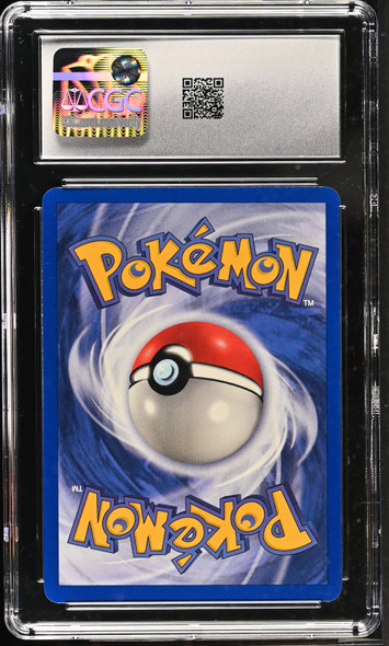 2000 Pokemon Team Rocket Charmander #50 1st Edition CGC 10 back of card