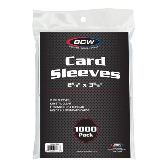 BCW 1000 CT Standard Card Sleeves
