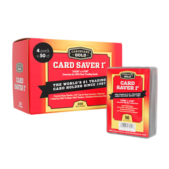 Cardboard Gold Card Saver 1 (200 Ct. Box)