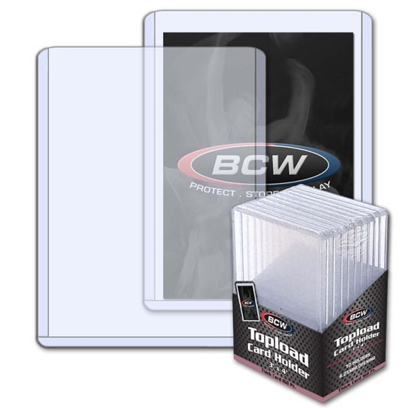 BCW Thick Card Topload Holder - 168 Pt. 10 Ct.