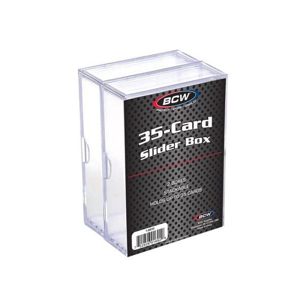 BCW 2-Piece Slider Box - 35 Count