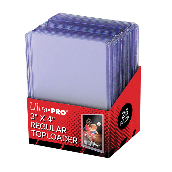 Ultra Pro 3x4 Regular Toploaders (25 Ct.)