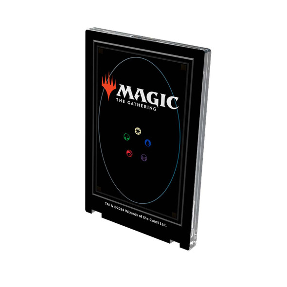 Ultra Pro One-Touch Edge 35pt - Magic The Gathering (Modern) Magic-branded holder back, detail view